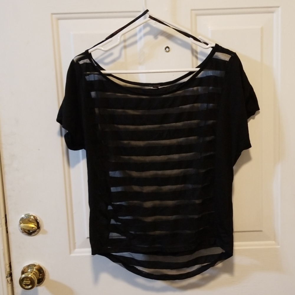 G by Guess Stripped see through shirt